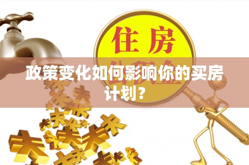 曲水政策变化如何影响你的买房计划？