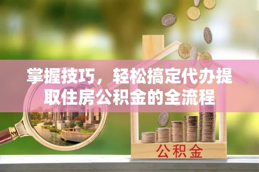 曲水掌握技巧，轻松搞定代办提取住房公积金的全流程