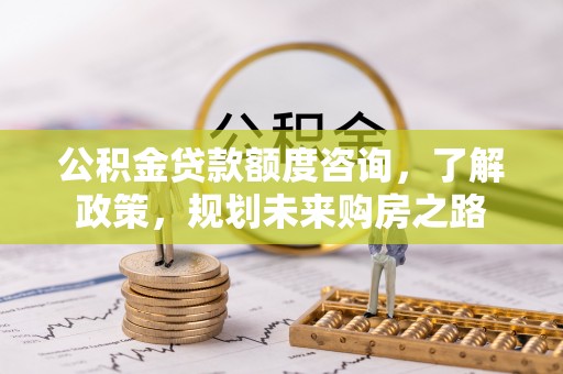 曲水公积金贷款额度咨询，了解政策，规划未来购房之路
